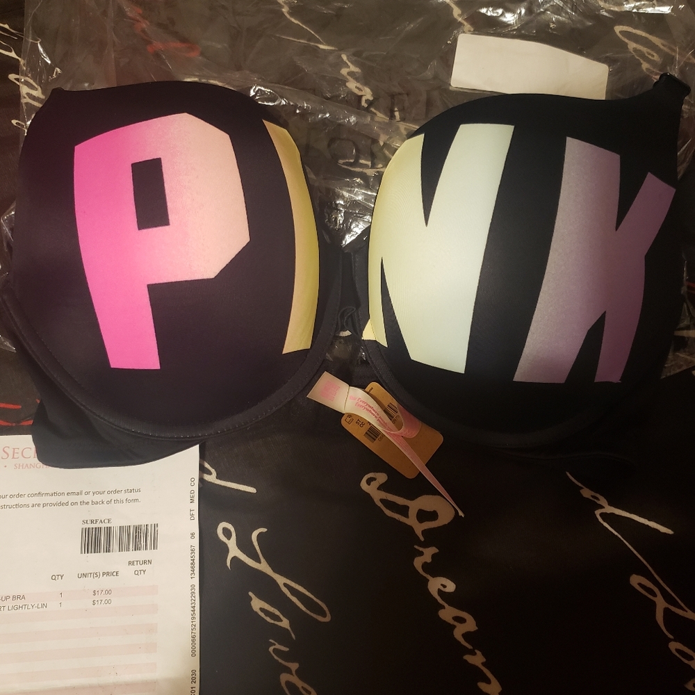 Nee with tags!!!! PINK BRA